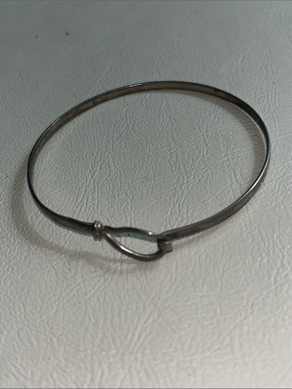 925 Sterling Hook Bangle Bracelet